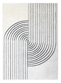 Kusový koberec Mode 8587 geometric cream/black - 140x190 cm