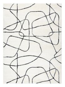 Kusový koberec Mode 8522 abstract cream/black - 160x220 cm
