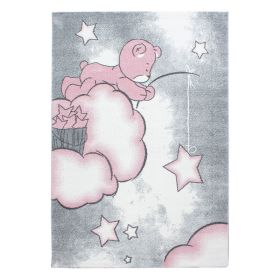 Dětský kusový koberec Kids 580 pink - 160x230 cm