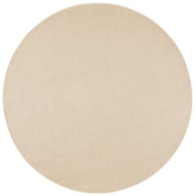 Kusový koberec Nasty 101152 Creme kruh - 200x200 (průměr) kruh cm