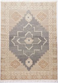 Ručně vázaný kusový koberec Heriz Wood DE 2005 Grey Mix - 140x200 cm