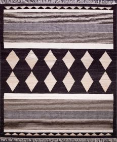 Ručně vázaný kusový koberec Alberta DESP P114 Dark Coffee Mix - 200x290 cm