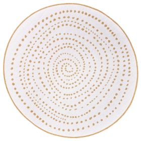Kusový koberec Twin-Wendeteppiche 105786 Ochre kruh - 140x140 (průměr) kruh cm