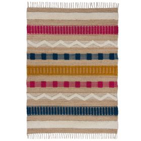 Kusový koberec Jubilant Medina Jute Natural/Multi - 120x170 cm Kusový koberec Jubilant Medina Jute Natural/Multi - 120x170 cm