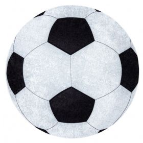 Dětský kusový koberec Junior 51553.802 Football - 80x80 (průměr) kruh cm