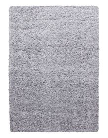 Kusový koberec Life Shaggy 1500 light grey - 100x200 cm
