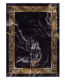 Kusový koberec Miro 51278.809 Marble black / gold - 160x220 cm