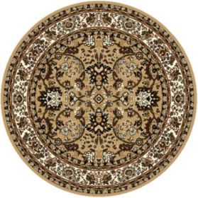Kusový koberec TEHERAN T-117 beige kruh - 190x190 (průměr) kruh cm