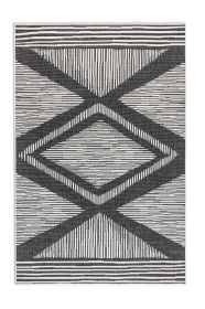 Kusový koberec Gemini 106014 Black z kolekce Elle – na ven i na doma - 160x230 cm