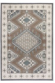 Kusový koberec Terrain 106003 Brown Cream - 120x170 cm