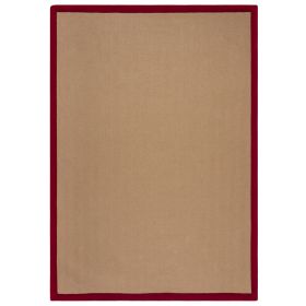 Kusový koberec Herringbone Border Kira Red - 120x170 cm