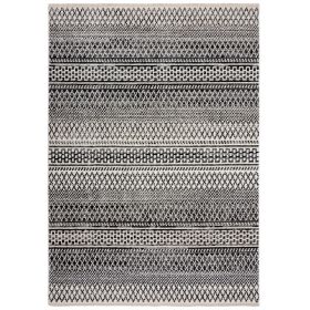 Kusový koberec Santiago Camino Black/White - 80x140 cm
