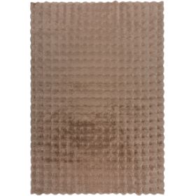 Kusový koberec Waffle Faux Fur Taupe - 120x170 cm