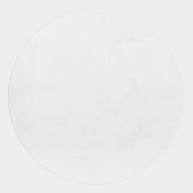 Kusový koberec Pouffy 5100 White kruh - 200x200 cm