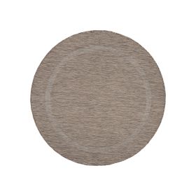 Kusový koberec Relax 4311 Brown kruh - 200x200 cm