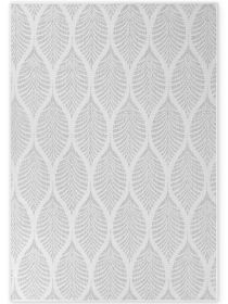 Kusový koberec Duet Liora White/Gray - na ven i na doma - 200x290 cm