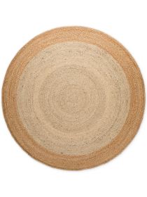 Kusový koberec Jutta Natur Ivory/Gold kruh - 200x200 cm