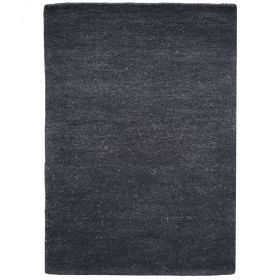 Ručně všívaný kusový koberec Asra wool černá - 120x170 cm