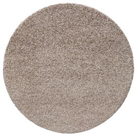 Kusový koberec Life Shaggy 1500 beige kruh - 80x80 (průměr) kruh cm