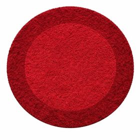 Kusový koberec Life Shaggy 1503 red kruh - 120x120 (průměr) kruh cm