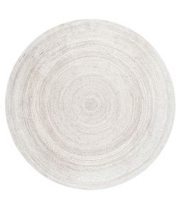 Kusový koberec Jute Braided 106321 White kruh - 100x100 (průměr) kruh cm Kusový koberec Jute Braided 106321 White kruh - 100x100 (průměr) kruh cm
