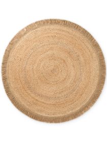 Kusový koberec Jute Braided 106332 Natural Gold kruh - 200x200 (průměr) kruh cm