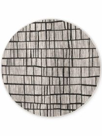 Kusový koberec Ted Baker Haringey 106387 Černá kruh - 200x200 cm