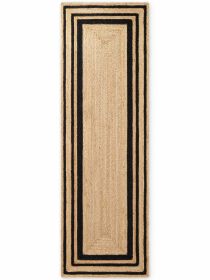 Běhoun Looma 106302 Natural Gold Black - 70x200 cm Běhoun Looma 106302 Natural Gold Black - 70x200 cm