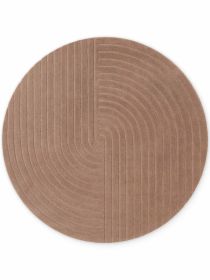 Kusový koberec Vikosa Arcura 106300 Brown kruh - 120x120 (průměr) kruh cm