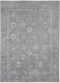 Ručně vázaný kusový koberec Diamond DC-VASE 3 Silver/silver - 120x170 cm