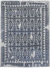 Ručně vázaný kusový koberec Diamond DC-JK 7 Silver/denim - 120x170 cm