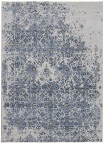 Ručně vázaný kusový koberec Diamond DC-JK 3 Silver/blue - 365x457 cm