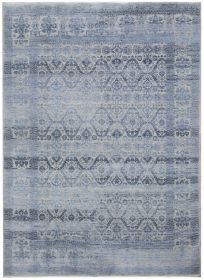 Ručně vázaný kusový koberec Diamond DC-HALI B Silver/blue - 120x170 cm