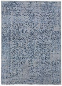 Ručně vázaný kusový koberec Diamond DC-JK 1 Silver/blue - 365x457 cm