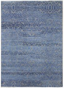 Ručně vázaný kusový koberec Diamond DC-EKT 6 Silver/light blue - 160x230 cm