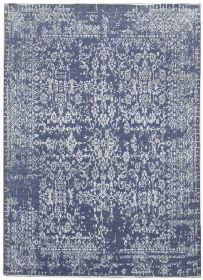 Ručně vázaný kusový koberec Diamond DC-JK 1 Jeans blue/silver - 140x200 cm