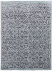 Ručně vázaný kusový koberec Diamond DC-M 5 Light grey/aqua - 365x550 cm