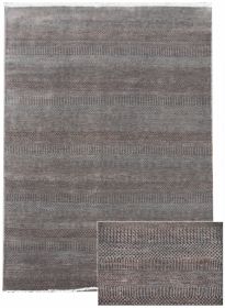 Ručně vázaný kusový koberec Diamond DC-MCN Light grey/brown - 140x200 cm