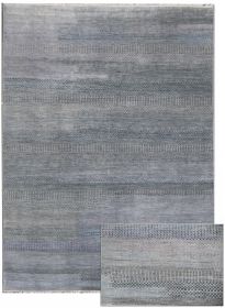 Ručně vázaný kusový koberec Diamond DC-MCN Silver/light blue - 140x200 cm