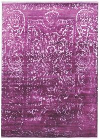 Ručně vázaný kusový koberec Diamond DC-JK 2 Purple/silver (overdye) - 180x275 cm