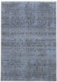 Ručně vázaný kusový koberec Diamond DC-JK 1 Jeans blue/black - 305x425 cm