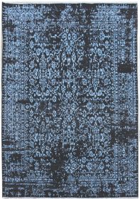 Ručně vázaný kusový koberec Diamond DC-JK 1 Denim blue/aqua - 180x275 cm