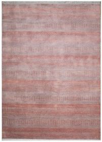 Ručně vázaný kusový koberec Diamond DC-MCN Silver/m.red - 365x457 cm