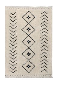 Bio koberec kusový, ručně tkaný Bereber Rhombs - 140x210 cm