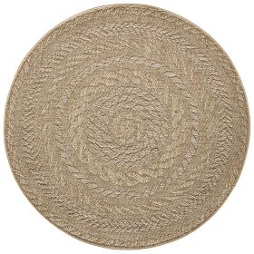 Kusový koberec Forest 103998 Beige/Brown - 160x160 (průměr) kruh cm