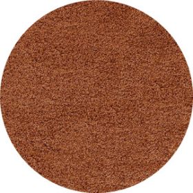 Kusový koberec Life Shaggy 1500 terra kruh - 160x160 (průměr) kruh cm Kusový koberec Life Shaggy 1500 terra kruh - 160x160 (průměr) kruh cm
