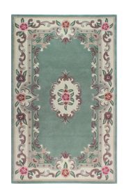 Ručně všívaný kusový koberec Lotus premium Green - 75x150 cm