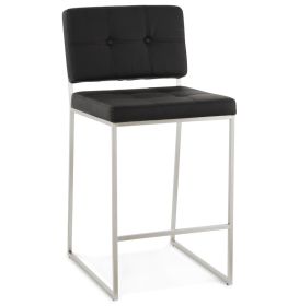 Barová židle DOD černá/chrom