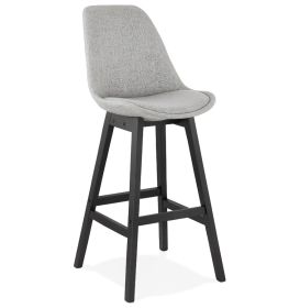 Barová židle QOOP šedá/černá