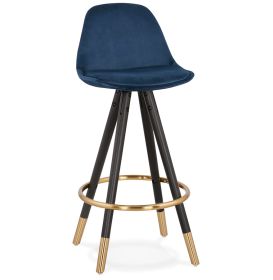 Barová židle CARRY MINI modrá/černá